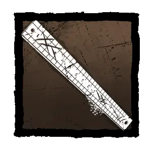 Scratched Ruler